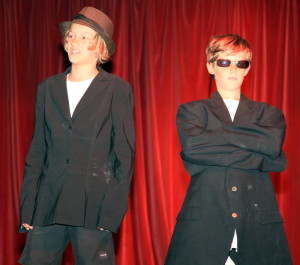 MRIS Concert Time! 3 Jonah and Xavier looking suspicious
