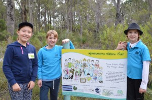 Lance Holt School Year 4 student Isabella Berryman (left) caught up with her Margaret River cousins Hunter and Rio Haigh (both Year 5) when she visited Margaret River Independent School, during her annual student camp.  