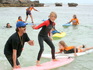 Hanging Ten: Max Douglas (Yr 6) showed his surfing style 