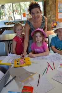 Colour and Chat at MRIS! 2 Oceana Syred and Rose Marchesani took part in CHAT club with MRIS parent, Julia Knight.