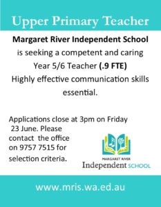 Upper Primary Teacher: Position Vacant 1