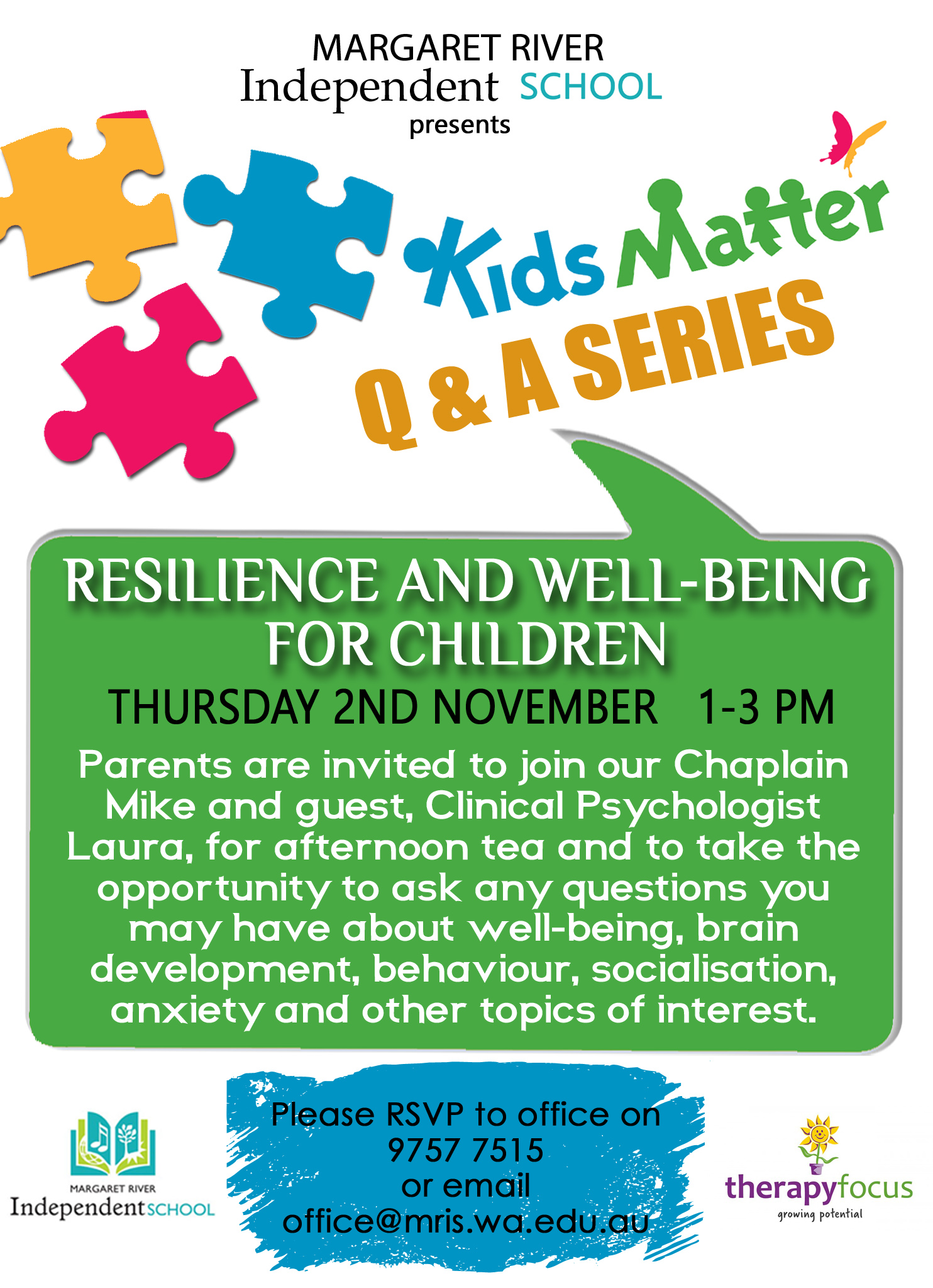 Kids Matter Q &A at MRIS 3