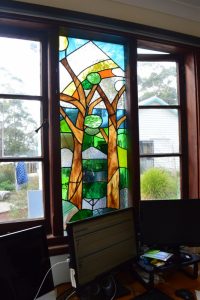 40th Anniversary lead light window installed 8 40th Anniversary lead light window installed 8