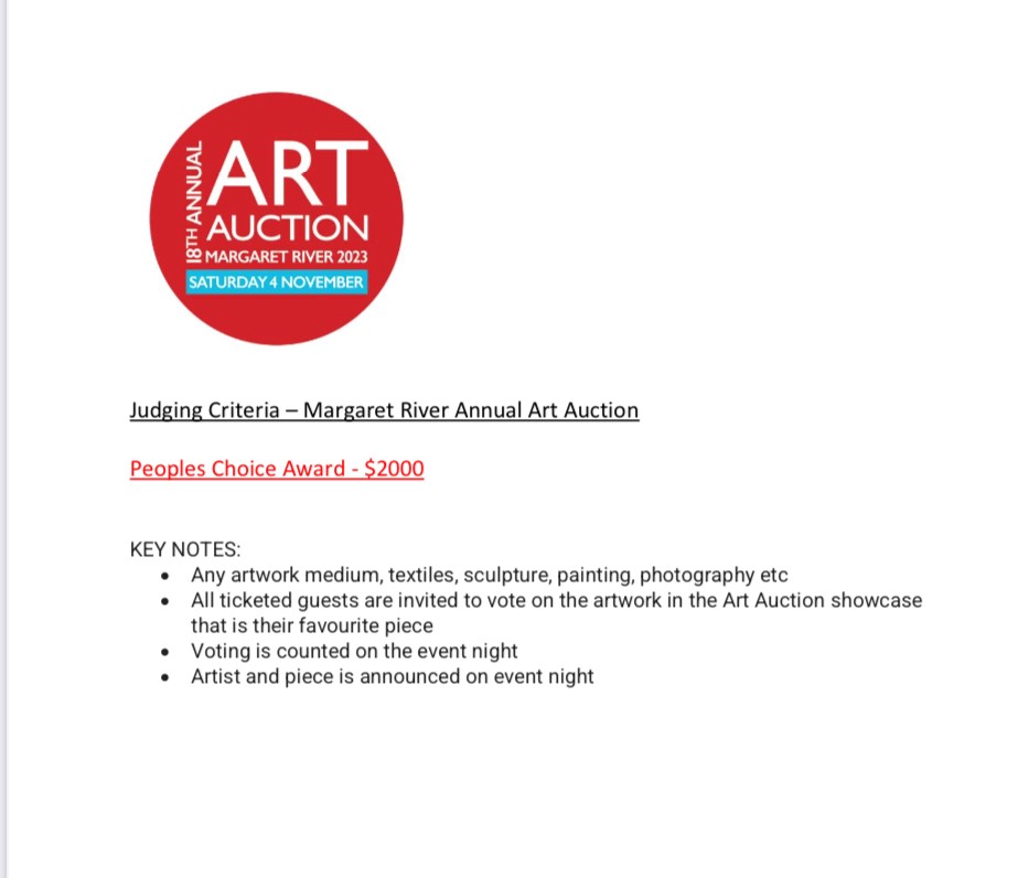 2023 Art Auction Judging Criteria 4